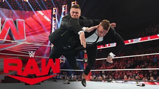 The Miz hits a SkullCrushing Finale on Gunther Raw highlights Nov 20 2023 [upl. by Llorrad]