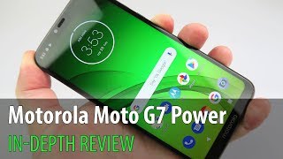 Motorola Moto G7 Power InDepth Review 5000 mAh Battery Phone [upl. by Klinges]