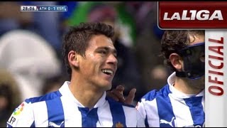 Gol de Héctor Moreno 01 en el Athletic de Bilbao  RCD Espanyol  HD [upl. by Keeler]