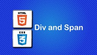 HTML5 and CSS3 Beginner Tutorial 19  Div and Span [upl. by Yolanthe]