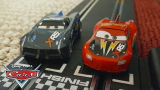 Lightning McQueen vs Jackson Storm Race  Pixar Cars [upl. by Treboh142]