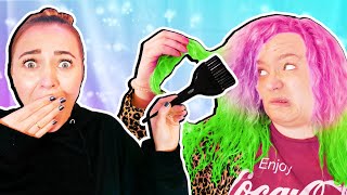 EXPERIMENT BEIM HAARE FÄRBEN Wie sehen Evas Haare nachher aus [upl. by Pamelina]