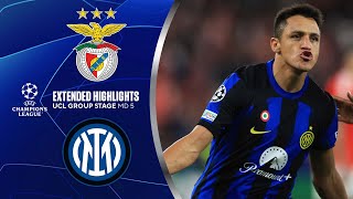 Benfica vs Inter Extended Highlights  UCL Group Stage MD 5  CBS Sports Golazo [upl. by Ahsinuq49]