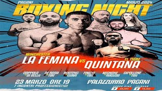 Il ritorno sul ring di VINCENZO LA FEMINA quotWINCHESTERquot [upl. by Gelman401]