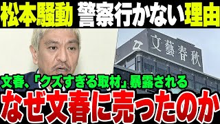 松本人志騒動、警察に行かない単純な理由ーなぜ文春に行く気になったのかー【ゆっくり解説】 [upl. by Haimarej]