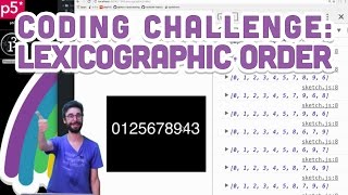 Coding Challenge 352 Lexicographic Order [upl. by Helban]