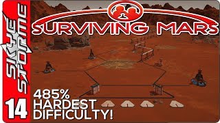 Surviving Mars Gameplay Ep 14 ►NO HUMANS ALLOWED ROBOT MINING◀ 485 HARDEST DIFFICULTY PLAYTHROUGH [upl. by Eetsirhc]