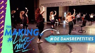 The making of LikeMe  Zo gaan de dansrepetities eraan toe [upl. by Ayat]