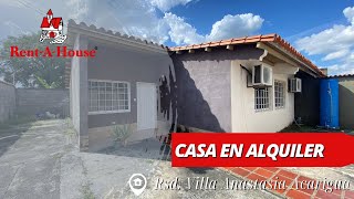 💢 Casa en Alquiler  Villa Anastasia  Acarigua [upl. by Maroney228]