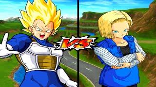 Vegeta SSJ VS N° 18 Bo3  Dragon Ball Z Budokai Tenkaichi 4 Beta XIII Versión Latino [upl. by Casie]