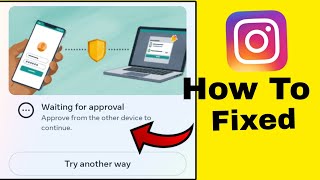 Check your notification on another device instagram problem  waiting for approval instagram problem [upl. by Etnomaj]