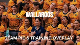 WALLAROOS Team pic amp training overlay ahead of Canada test [upl. by Hteik]