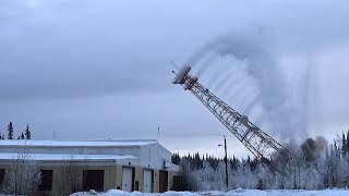 Radio Tower Demolition Compilation [upl. by Akeryt]