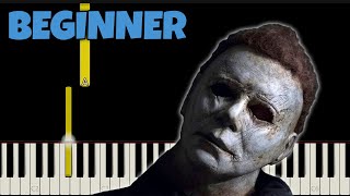 Michael Myers Theme Song  Easy Piano Tutorial for Beginners [upl. by Pearce710]