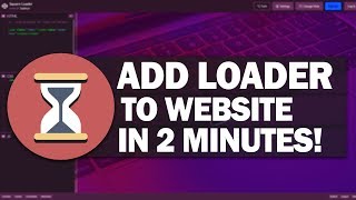 How to Add Loading Animation to Website in 2 Minutes [upl. by Nnybor]