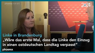 LTW Brandenburg Interview mit Janine Wissler DIE LINKE Bundesvorsitzende [upl. by Buhler408]