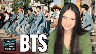 BTS Crosswalk Concert  Reaction [upl. by Lovett]