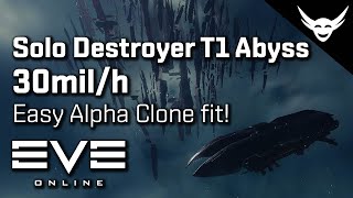 EVE Online  Easy Dragoon T1 Abyss fit [upl. by Tera837]