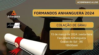 Solenidade de Colação de Grau Anhanguera 2024 [upl. by Elleinod]