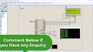 How to display temperature on Proteus LCD [upl. by Mcgregor]
