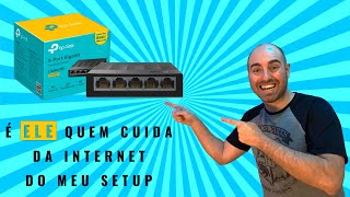 TPLINK LS1005G  UNBOXING E PRIMEIRAS IMPRESSÕES  SWITCH GIGABIT  NÃO PRECISA CONFIGURAR NADA [upl. by Yevette]