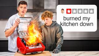 I Tested 1Star Kitchen Gadgets ft Ryan Trahan [upl. by Becca]