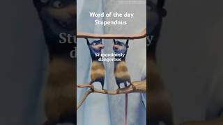 word of the day STUPENDOUS shorts enrichyourvocabulary learnvocabulary wordoftheday WORDWONDERS [upl. by Llewen177]