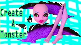 Create A Monster High Harpy Girl Doll Add On Starter Pack CAM Playset Set Cookieswirlc [upl. by Avram]