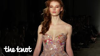 Colorful Wedding Dress Trend  Spring Bridal Fashion Week  The Knot [upl. by Minsk]