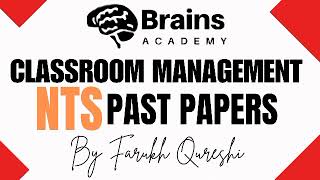 NTS Past Papers Solved  Classroom Management  NTS Preparation classroommanagement nts [upl. by Amr]