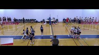 SFP Girls Varsity Volleyball vs Archbishop Molloy High School [upl. by Nerrej452]