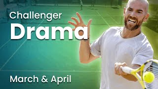 Tennis Angry Moments amp Drama  Challengers  March amp April 2023 [upl. by Mchale827]