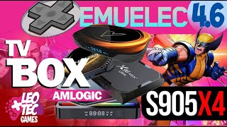 🕹️Emuelec 46 para TVBOX amlogic S905X4  HK1  VONDAR  X96MAX etc [upl. by Rotciv973]