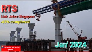 RTS LINK JOHOR BAHRUSINGAPORE WADIHANA DEPOT JB SENTRAL STULANG LAUT  MALAYSIA JAN 2024 [upl. by Serena]