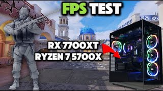 CS2 RX 7700xt Ryzen 7 5700x  Fps Test [upl. by Zenas720]