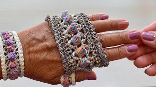 PULSERA  BRAZALETE DE TULIPANES  UN REGALO ESPECIAL PARA TUS AMIGAS [upl. by Karia738]