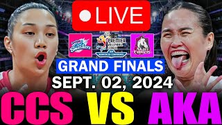 CREAMLINE VS AKARI CHARGERS 🔴LIVE  GRAND FINALS  SEPT 02 2024  PVL REINFORCED CONFERENCE 2024 [upl. by Ahsitniuq]