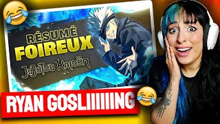 Je réagis au RÉSUMÉ FOIREUX de JUJUTSU KAISEN  saison 1 amp 2 [upl. by Kuehnel]