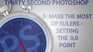 Setting the Ruler Zero Point in Photoshop [upl. by Matthaus]