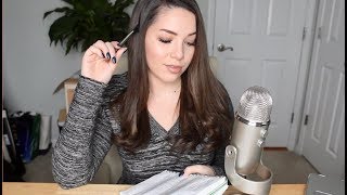 ASMR  Bible Study 2  Whisper Reading  Writing  Inaudible [upl. by Nona723]