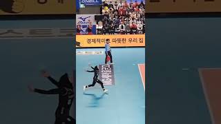 Jump Serve Predator Volleyball Korea volleyball redsparks shortsviral megawati trend korea [upl. by Ardeahp365]