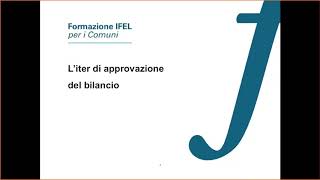 Webinar ANCI LIGURIA IFEL IL BILANCIO DI PREVISIONE 2021 2023 [upl. by Silvano]