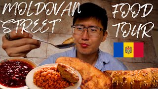 MOLDOVAN STREET FOOD TOUR 🇲🇩 BORSCHT COVRIDOG  SOVIET CANTEEN FOOD in Chisinau Moldova [upl. by Jelsma]