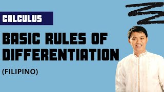 Basic Rules of Differentiation  BasicDifferential Calculus [upl. by Larson]