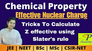 Effective Nuclear Charge  Zeff Calculation With Super tricks  Slater’s Rule chemistry [upl. by Elreath]