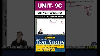 CSIR NET LIFE SCIENCES Practice Question  Unit 9 Diversity of Life Forms  Topic C [upl. by Nessy880]