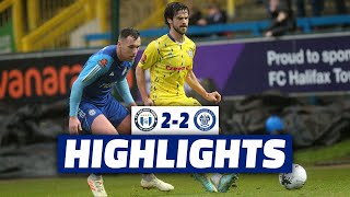 Highlights  FC Halifax Town 22 Dale [upl. by Eerual290]