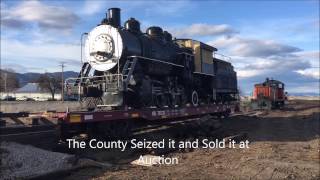 Steam Engine Loaded on Flat Car to get shipped to Ohio [upl. by Malcom105]