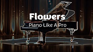 Miley Cyrus  Flowers  Beautiful piano rendition pianocover [upl. by Etep]