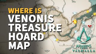 Venonis Treasure Hoard Map Artifact Assassins Creed Valhalla [upl. by Herzog121]